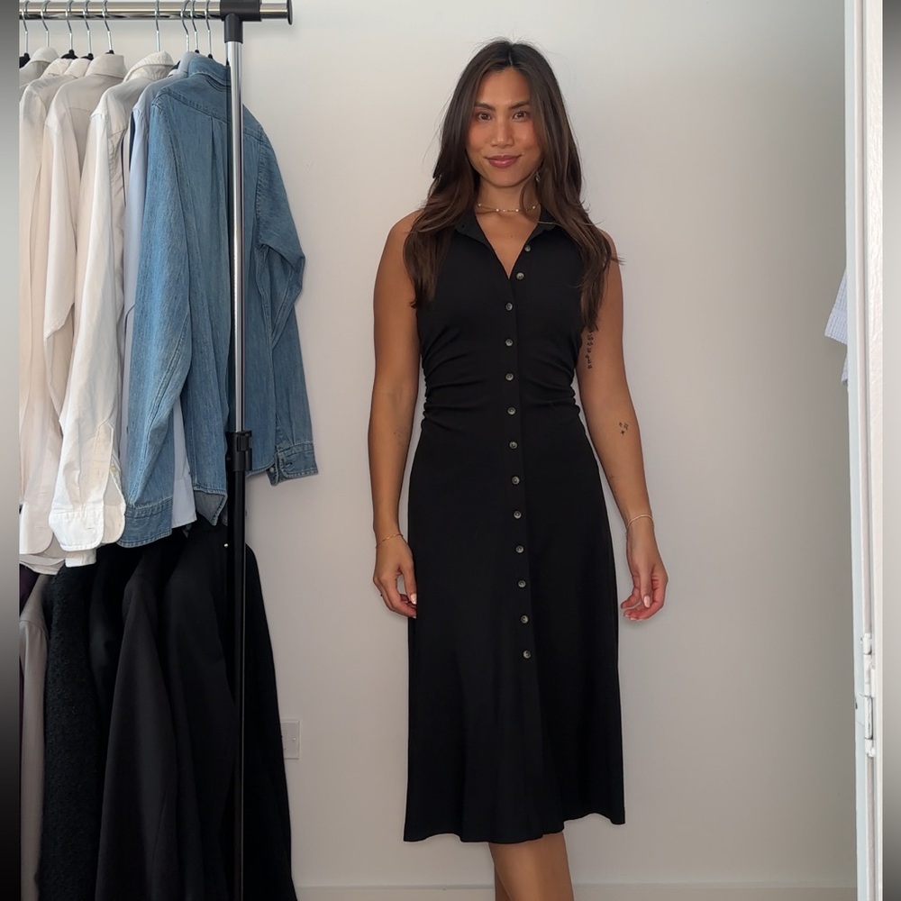 Banana Republic Racer Knit Midi Dress